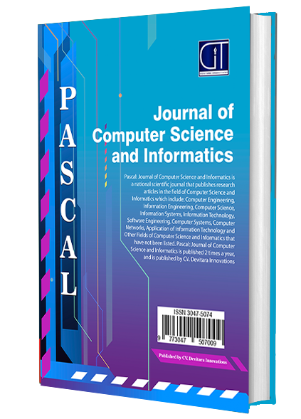 					View Vol. 3 No. 01 (2025): Pascal: Journal of Computer Science and Informatics
				