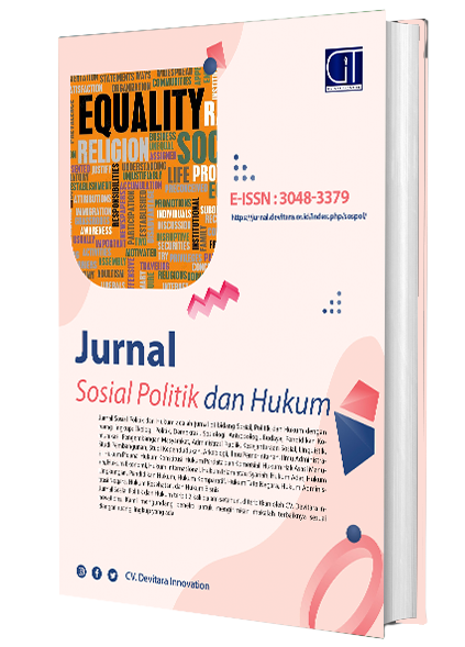 					View Vol. 1 No. 01 (2024): Jurnal Sosial Politik dan Hukum
				